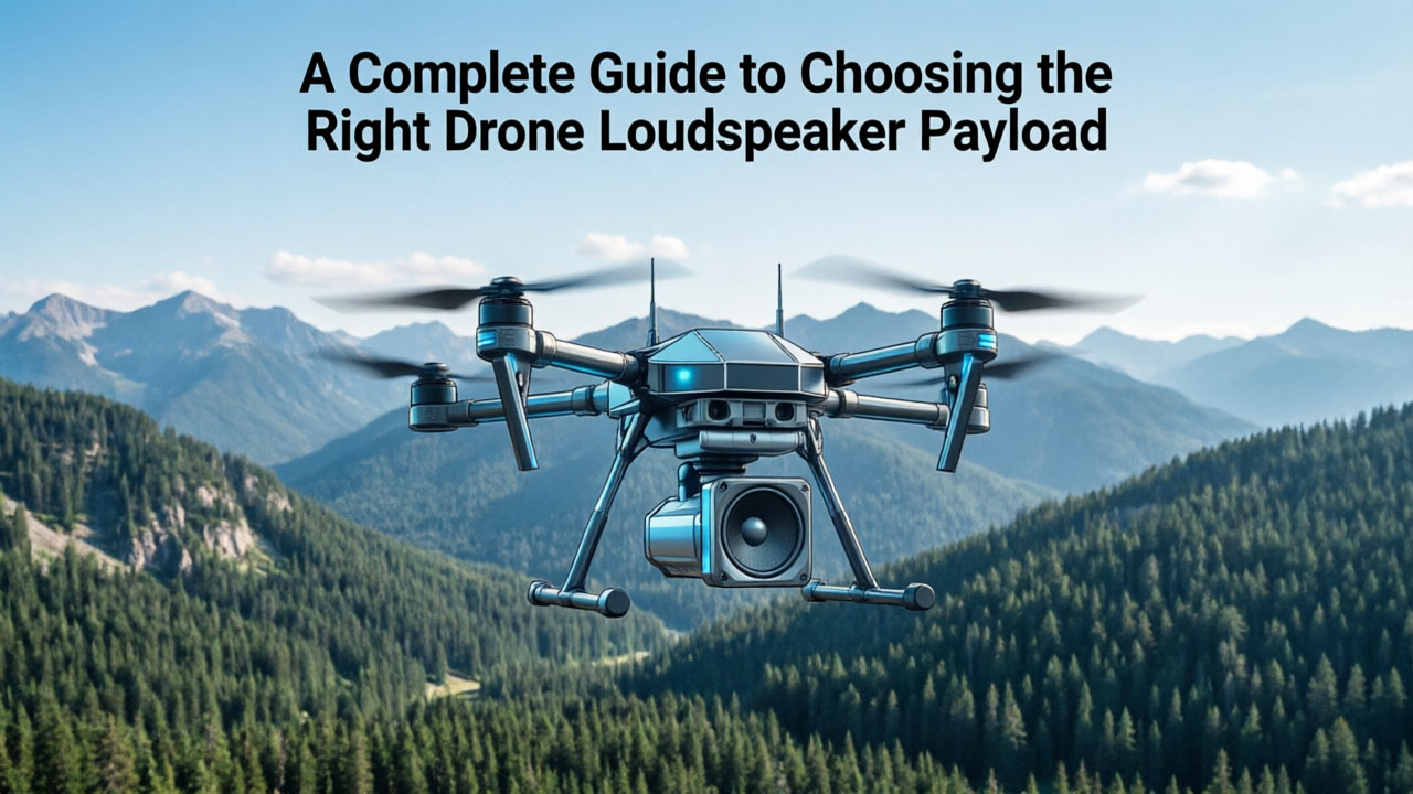 Drone Loudspeaker Payload Selection Guide: From 100m to 1000m Coverage